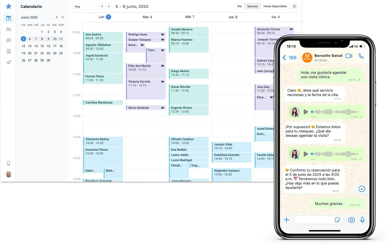 doctoralia calendar example